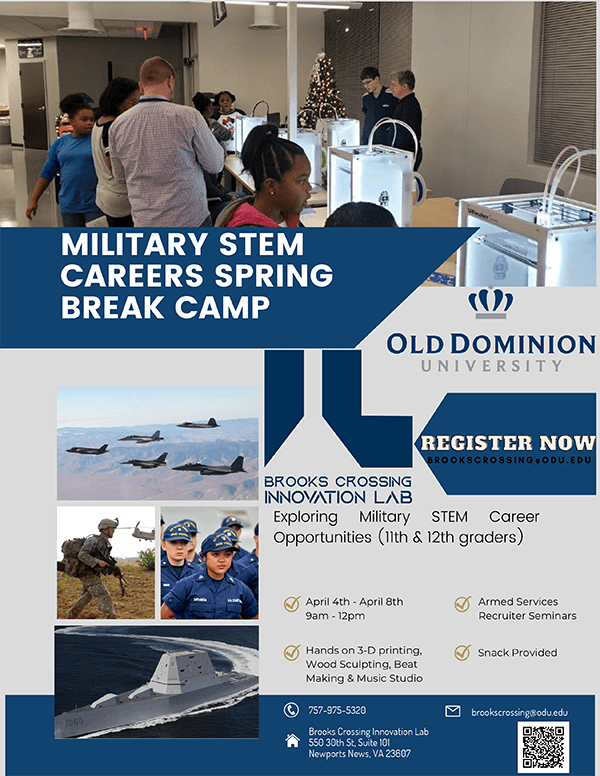 Military STEM Careers Spring Break Camp